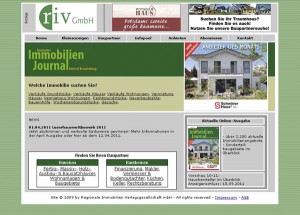 Startseite www.immobilien-journal.de (Version 2006)
