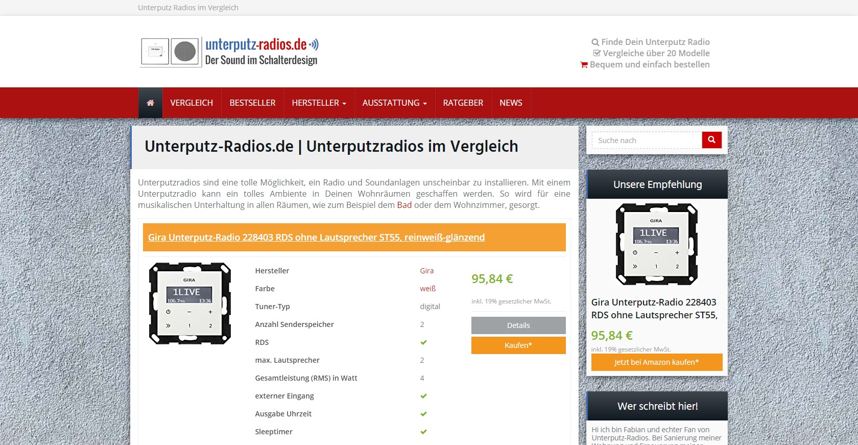 Unterputz-Radios.de